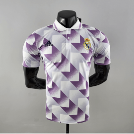 POLO 22/23 REAL MADRID MORADO Y Blanc