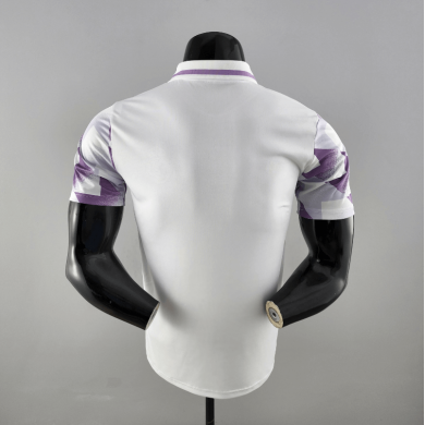 POLO 22/23 REAL MADRID MORADO Y Blanc