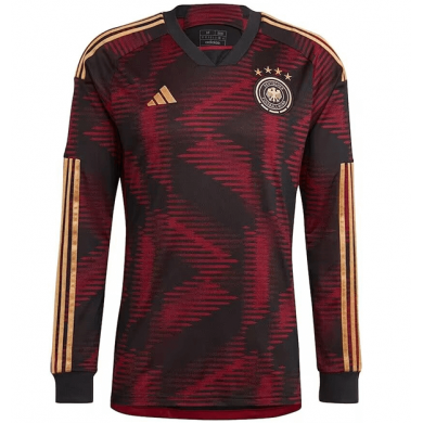 Maillot Allemagne Extérieur Coupe du monde 2022 Manches Longues