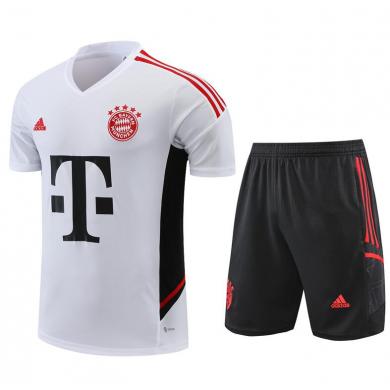 Maillot Bayern Munich dentrainement Blanc 22/23+ Pantalon