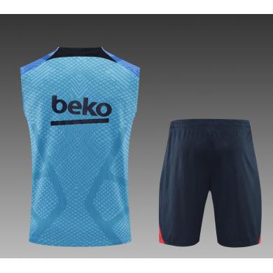 Maillot Sans Manches Barcelona 22/23 Bleu + Pantalone