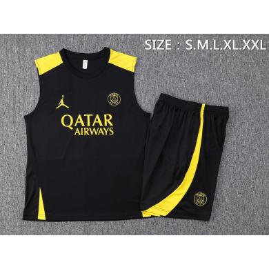 Maillot Sans Manches PSG Noir 23/24 + Pantalone