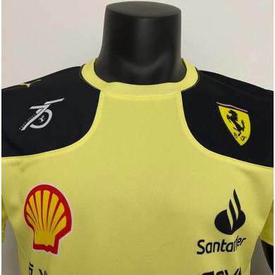 Maillot Equipo Scuderia Ferrari Jaune 2023