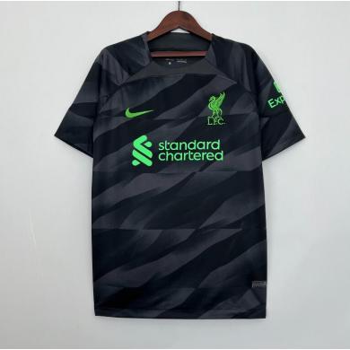 Maillot Liverpool Fc Gardien Noir 23/24