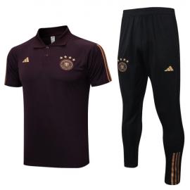 Polo Allemagne d'entrainement Marrón oscuro 22/23+ Pantalon