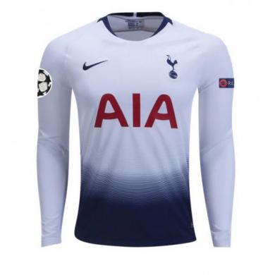 Maillot Domicile Tottenham Hotspur Sleeve Champions League 18-19 De Manches Longues