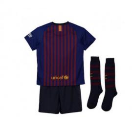 Maillot Domicile 2018 Barcelona Enfant Kit