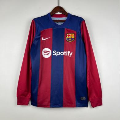 Maillot Barcelona Fc Domicile 23/24 Manches Longues