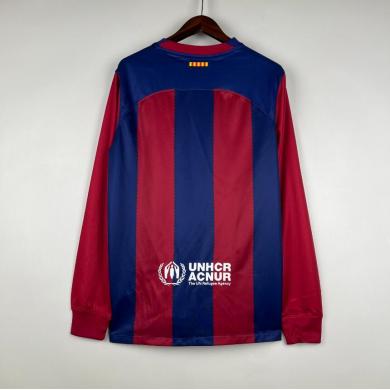 Maillot Barcelona Fc Domicile 23/24 Manches Longues