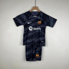 Maillot Barcelona Fc Gardien noir 2023-2024 Enfant