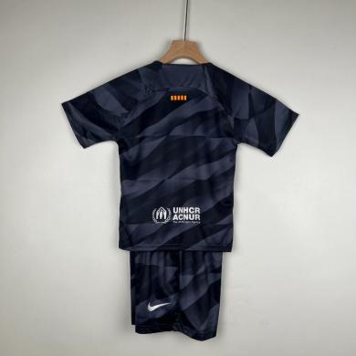 Maillot Barcelona Fc Gardien noir 2023-2024 Enfant