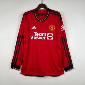 Maillot Manchester United Fc Domicile 23/24 Manches Longues