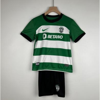 Maillot Sporting Lisboa Domicile 23/24 Enfant