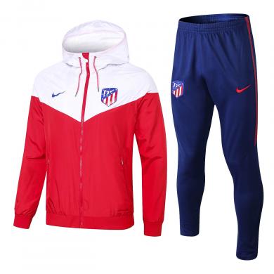 CHAQUETA CON CAPUCHA ATLÉTICO MADRID - Rojo/Blanc/