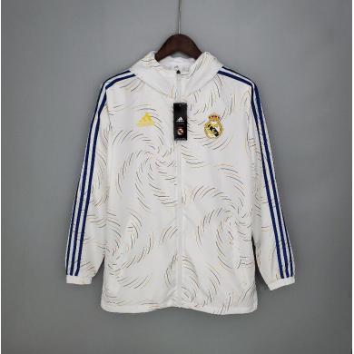 Windbreaker 2021-2022 Real Madrid blanc