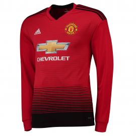 Maillot Domicile Manchester United 2018-19 de Manches Longues